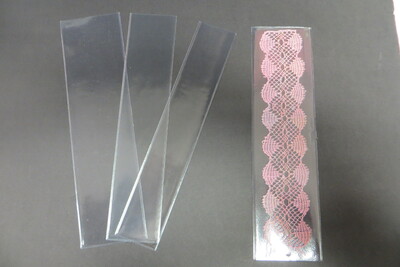 Bookmark plastic 4.5cm x 25cm