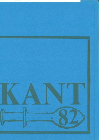 "KANT" année 1982 (4 numéros)