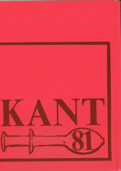 "KANT" année 1981 (4 numéros)