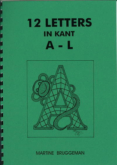 Letters in kant A-L ("Letters in lace A-L") - Martine Bruggeman