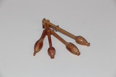 Mini bobbins Rosewood (4 pieces)