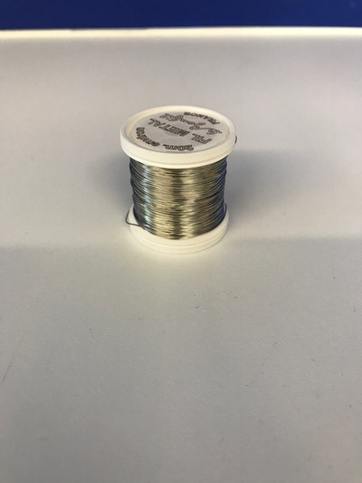 Metalthread 0.40mm - 20M silver