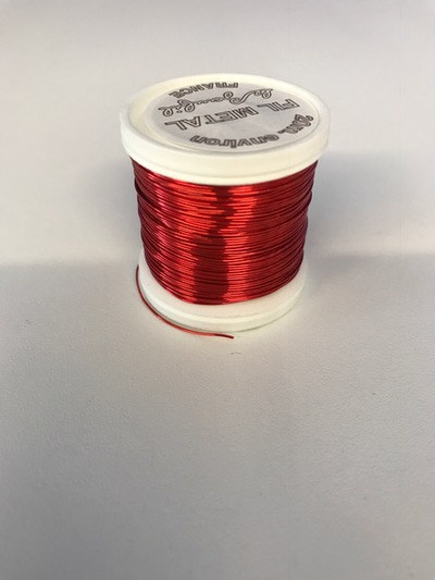 Metalthread 0.40mm - 20M red