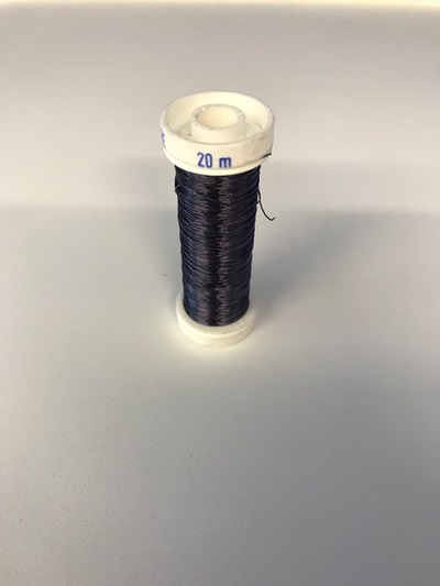 Metalldraht 0.20mm - 20M blau