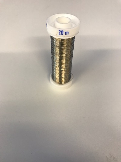 Metalldraht 0.20mm - 20M Silber