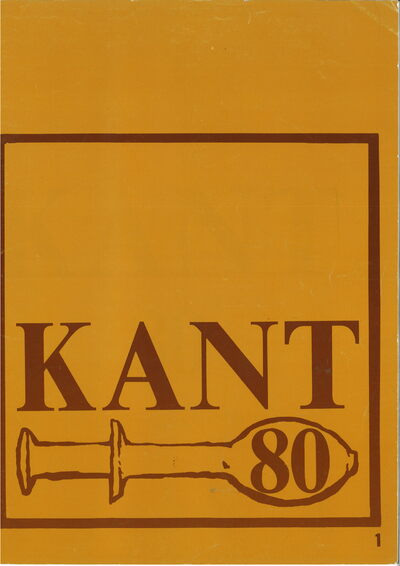 'KANT' année 1980 (4 numéros)