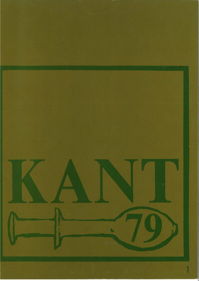 'KANT' year 1979  (4 numbers)